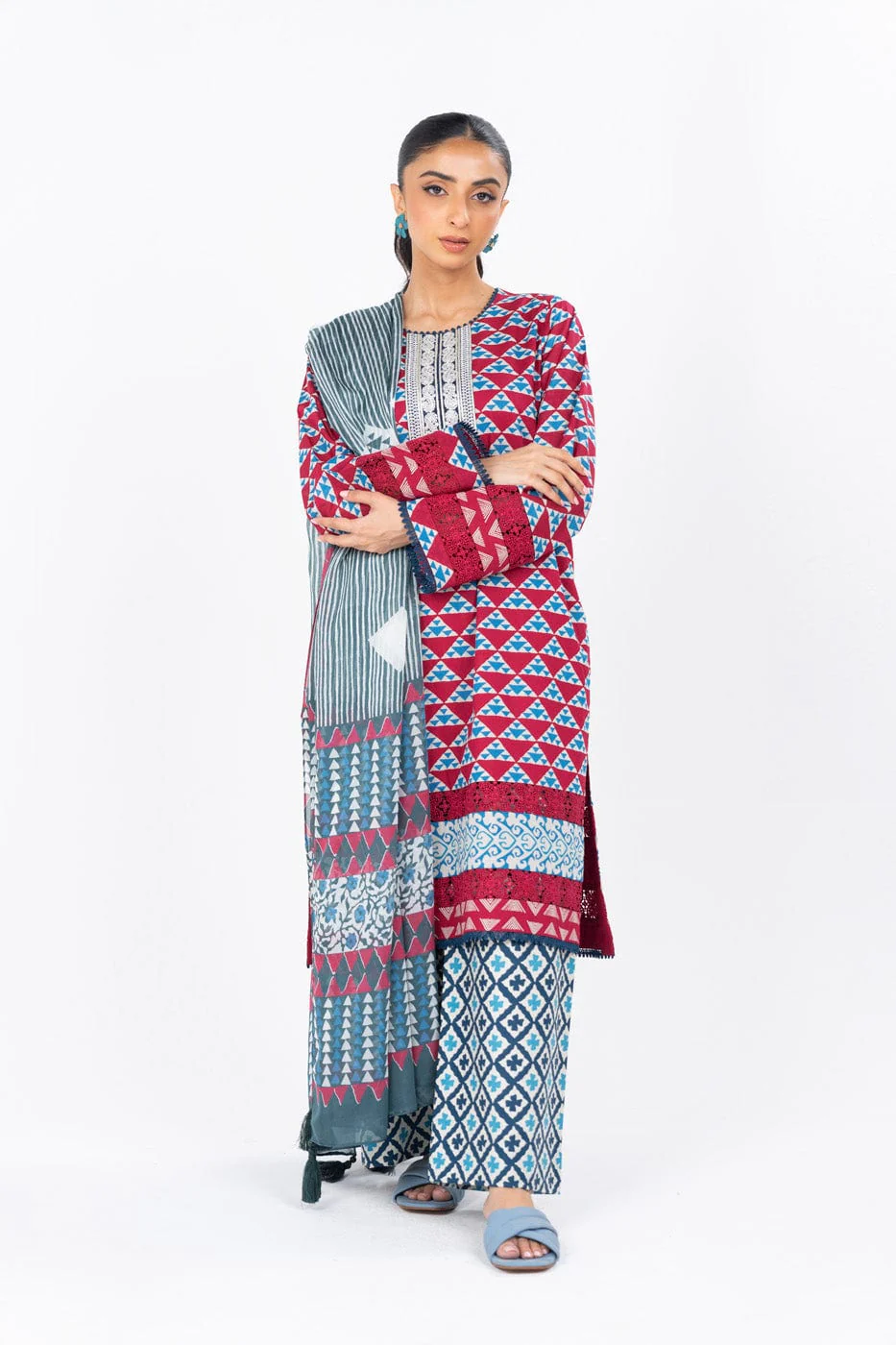 RTS | SHIRT, TROUSER & DUPATTA