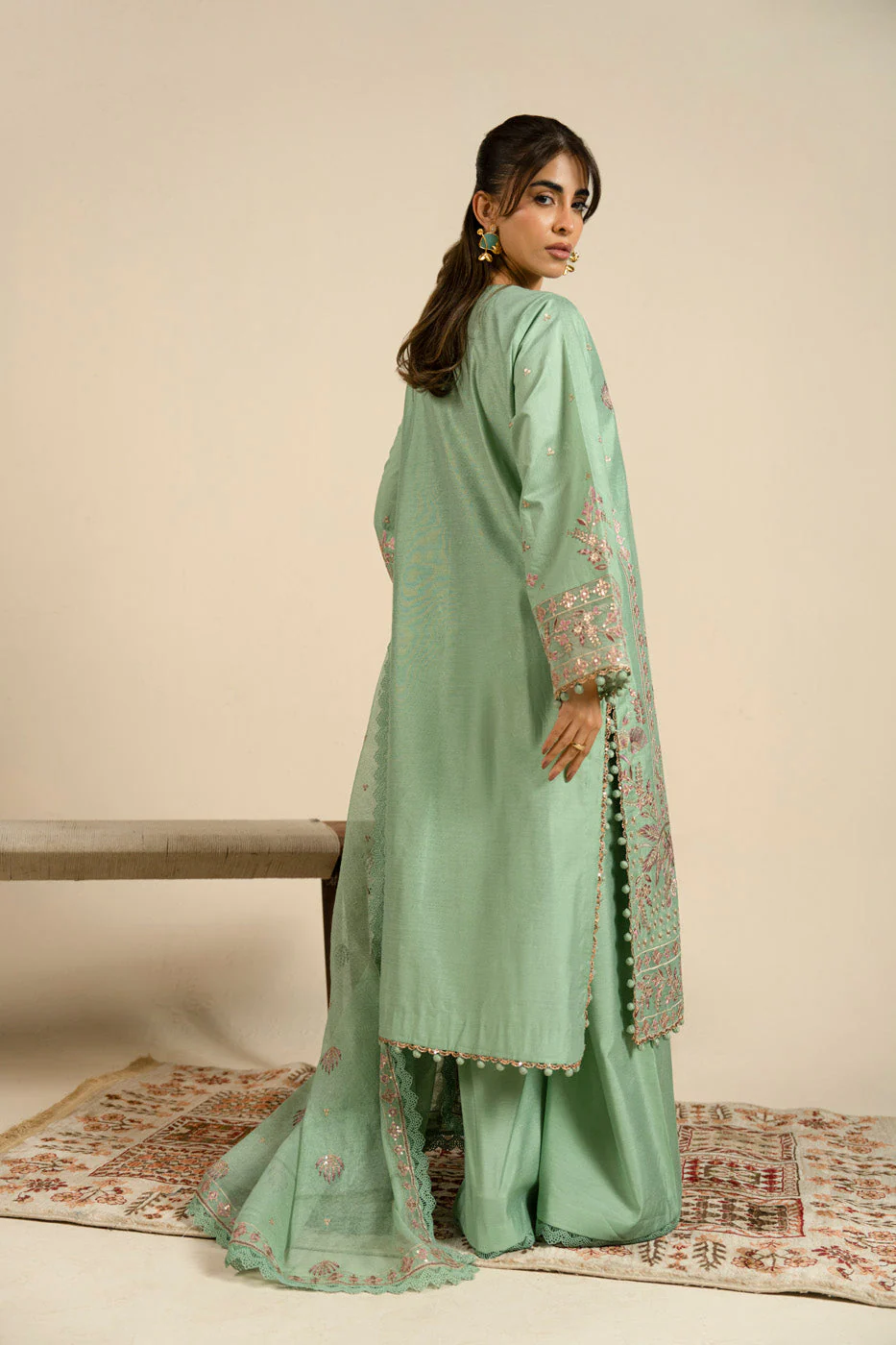 RTS  | SHIRT, TOUSER & DUPATTA - Image 4