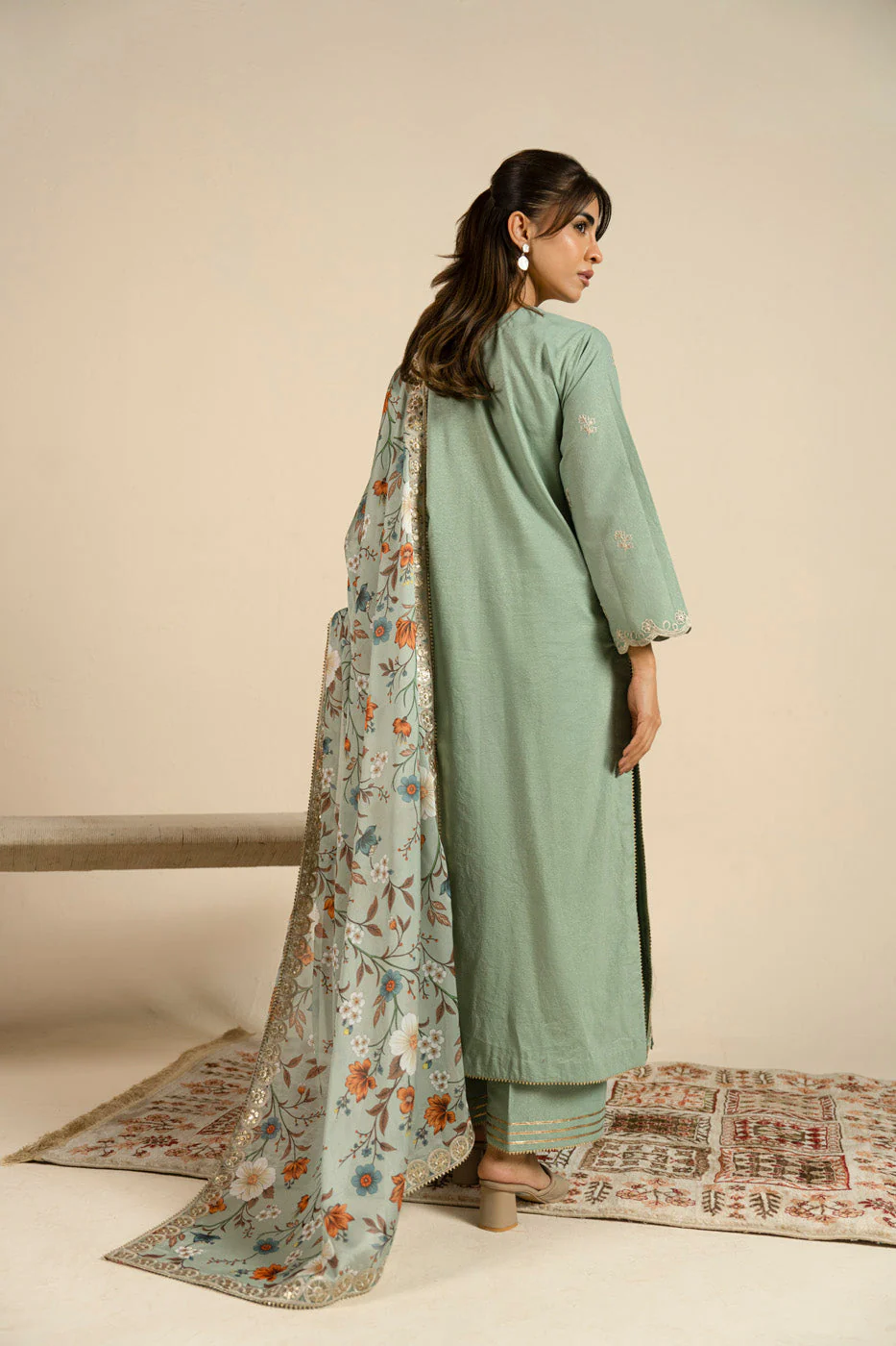 RTS  | SHIRT, TOUSER & DUPATTA - Image 5