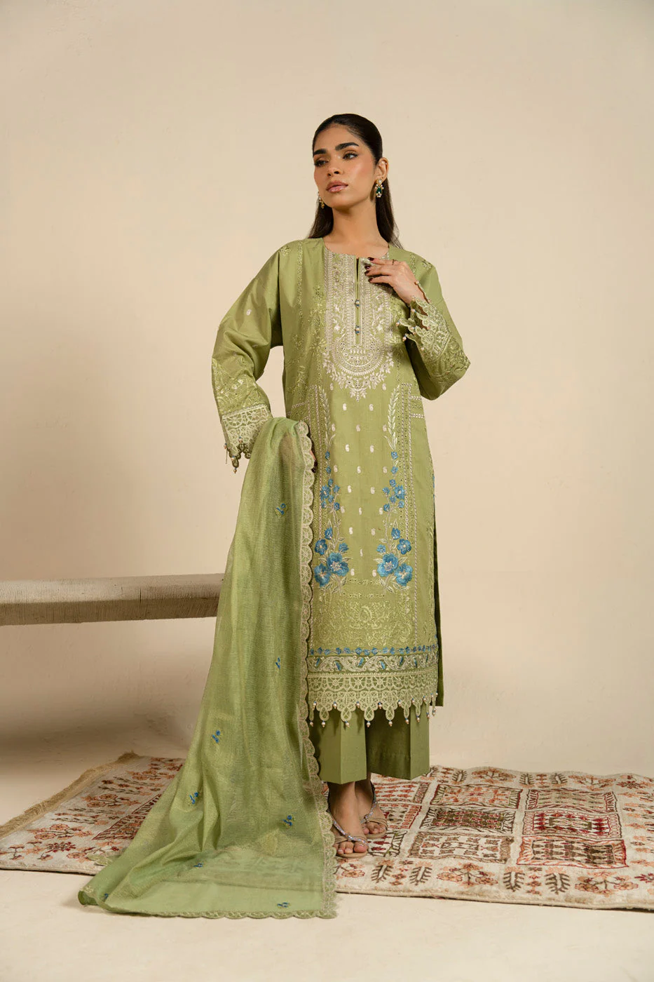 RTS  | SHIRT, TOUSER & DUPATTA