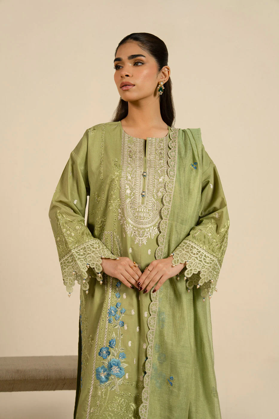 RTS  | SHIRT, TOUSER & DUPATTA - Image 2