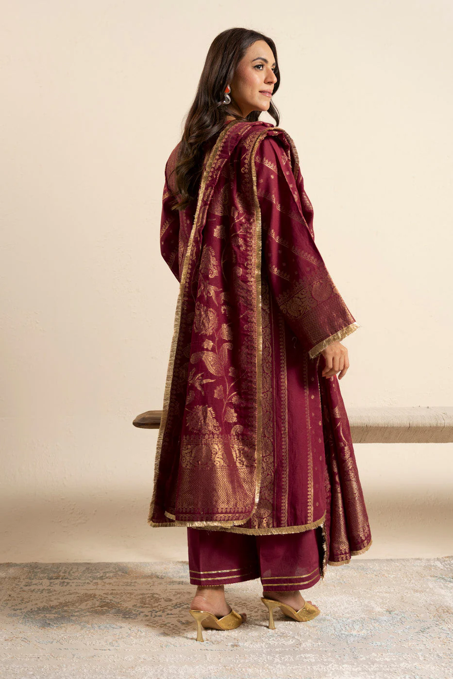 RTS| SHIRT, TROUSER & DUPATTA - Image 4