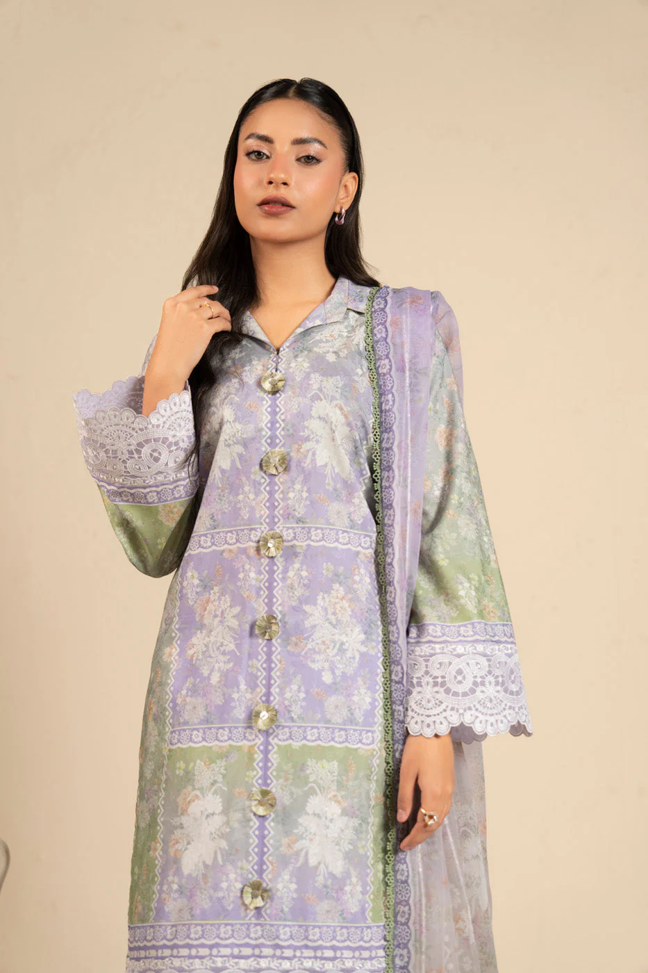 RTS  | SHIRT, TROUSER & DUPATTA - Image 2