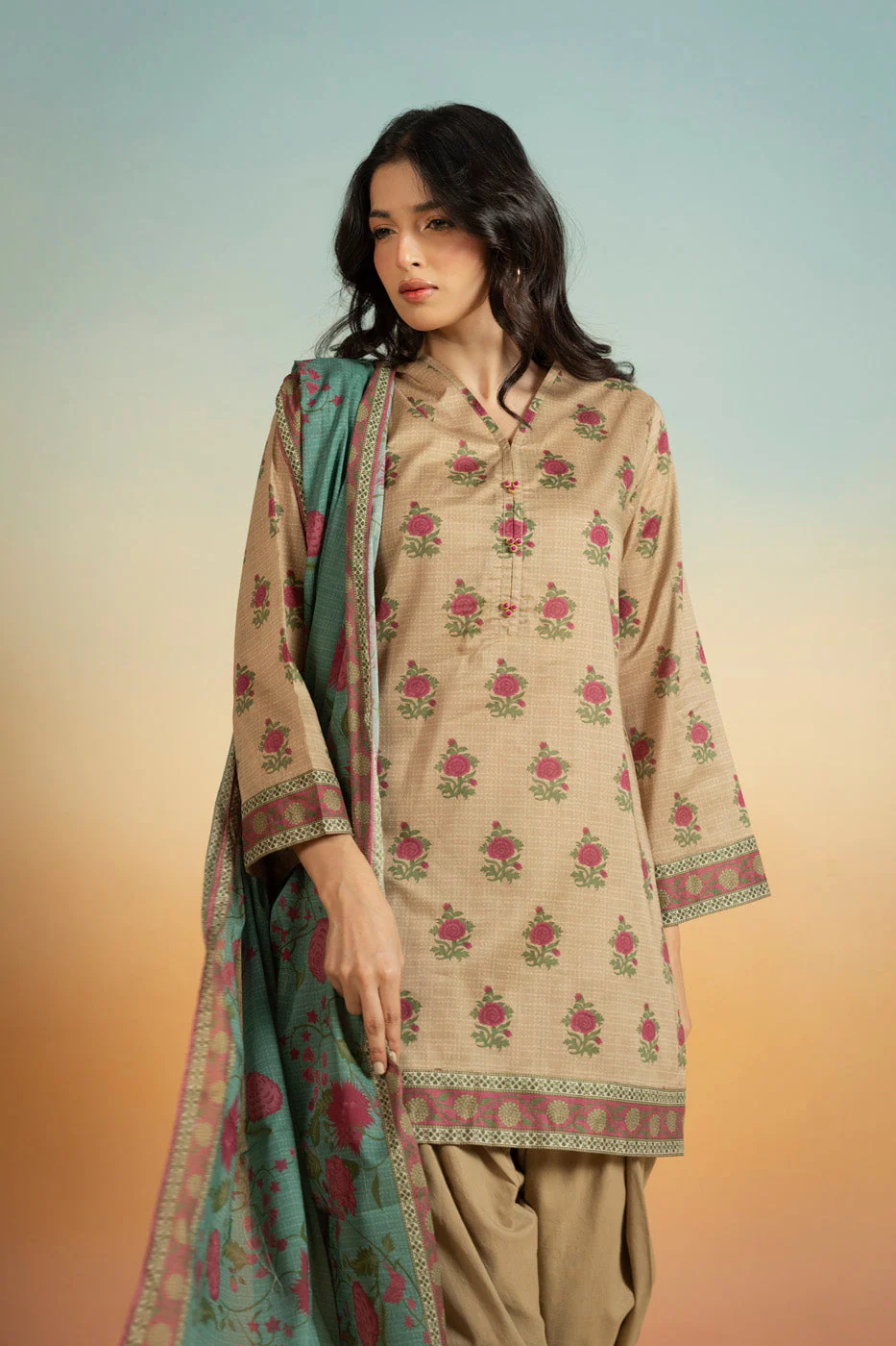 RTS  | SHIRT, TROUSER & DUPATTA - Image 2
