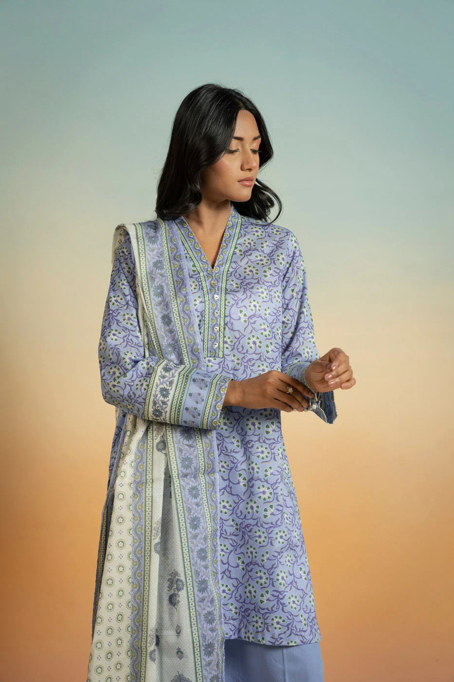 RTS  | SHIRT, TROUSER & DUPATTA - Image 2
