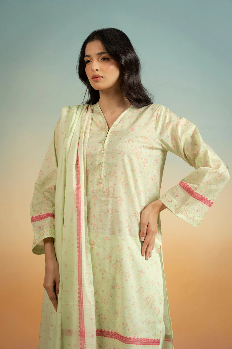 RTS  | SHIRT, TROUSER & DUPATTA - Image 2