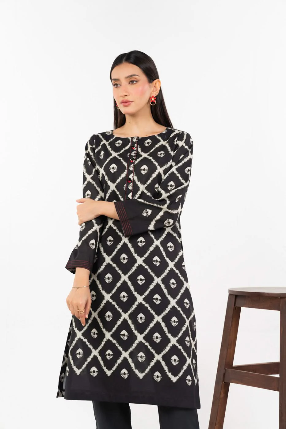 RTW | SHIRT, CULOTTE & DUPATTA - Image 4