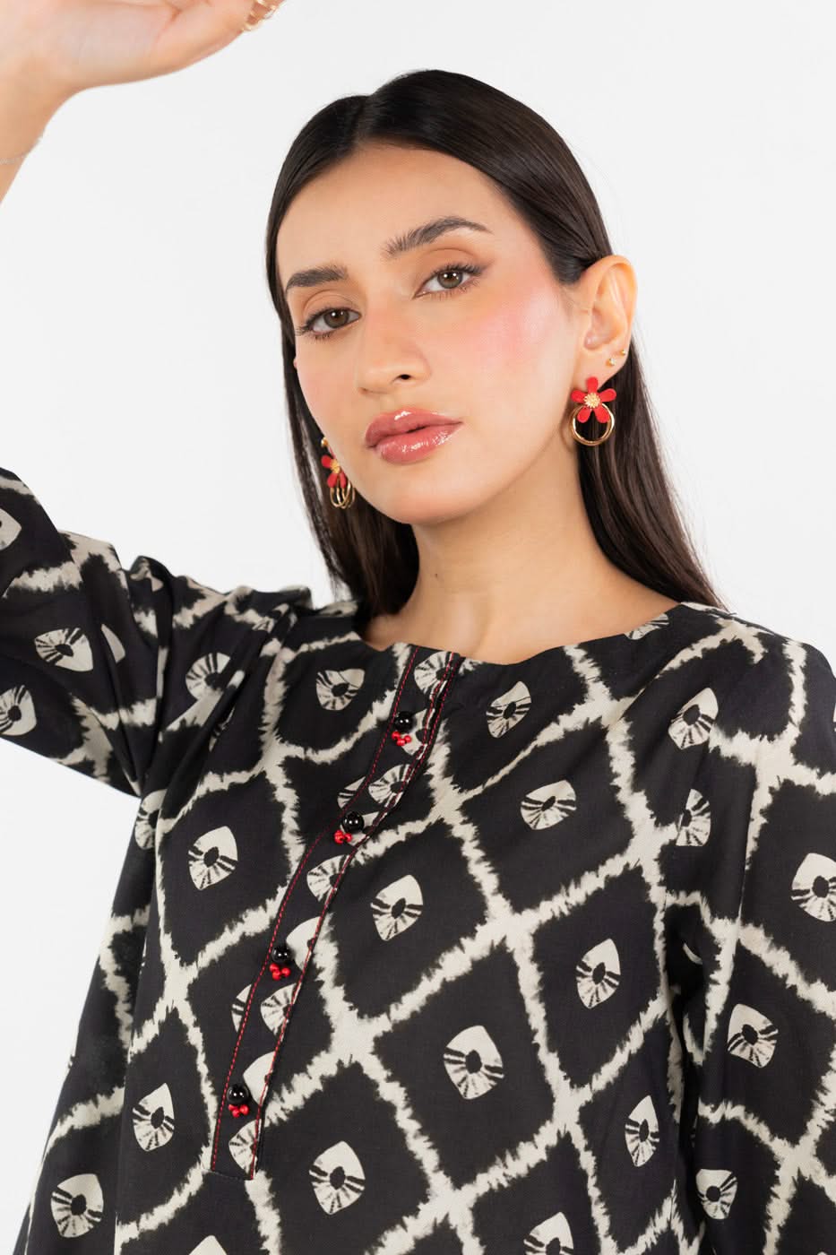 RTW | SHIRT, CULOTTE & DUPATTA - Image 5