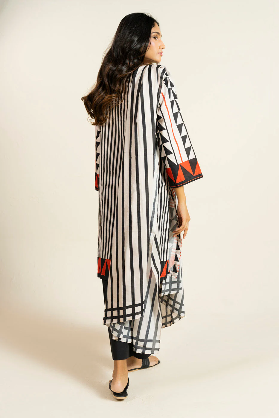 RTW | SHIRT, CULOTTE & DUPATTA - Image 4