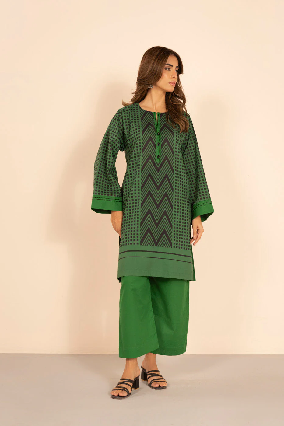 RTW | SHIRT, CULOTTE & DUPATTA - Image 4