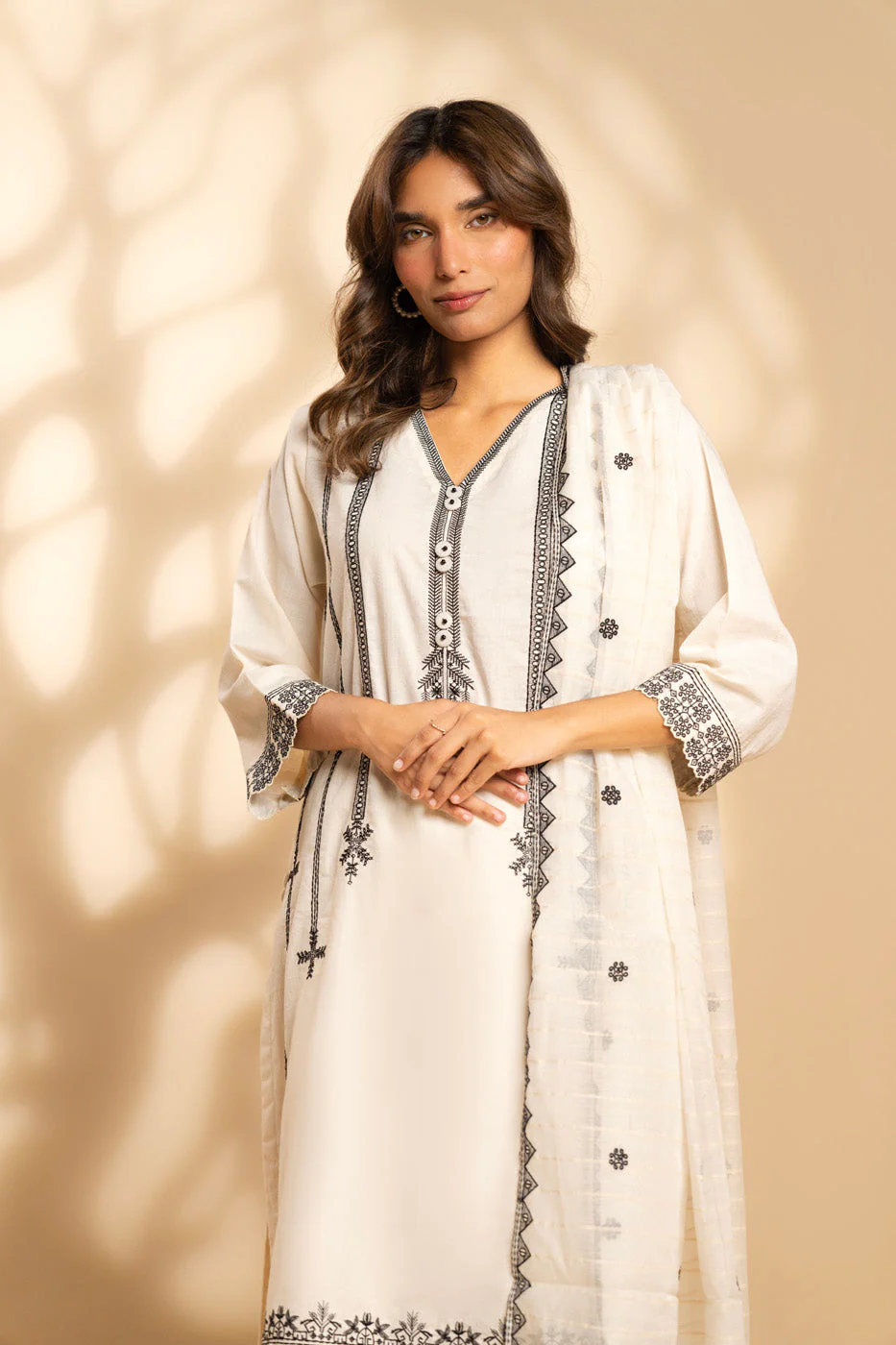RTW | SHIRT, CULOTTE & DUPATTA - Image 2