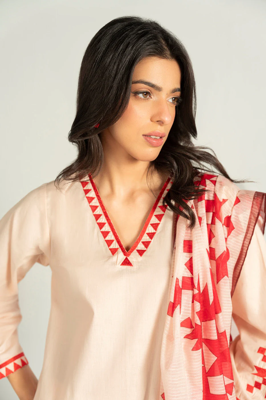 RTW | SHIRT, CULOTTE & DUPATTA - Image 3