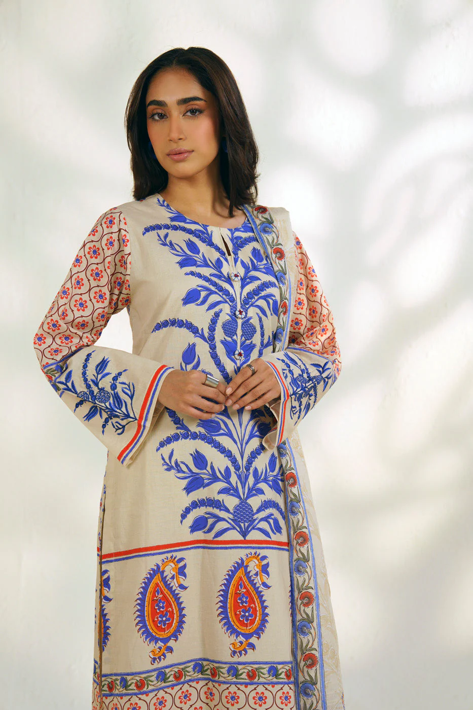 RTW | SHIRT, CULOTTE & DUPATTA - Image 2