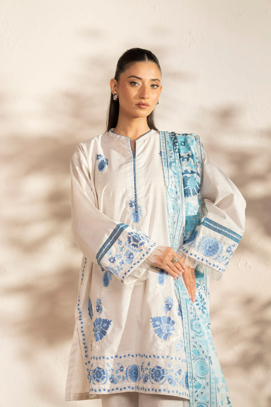 RTW | SHIRT, CULOTTE & DUPATTA - Image 2