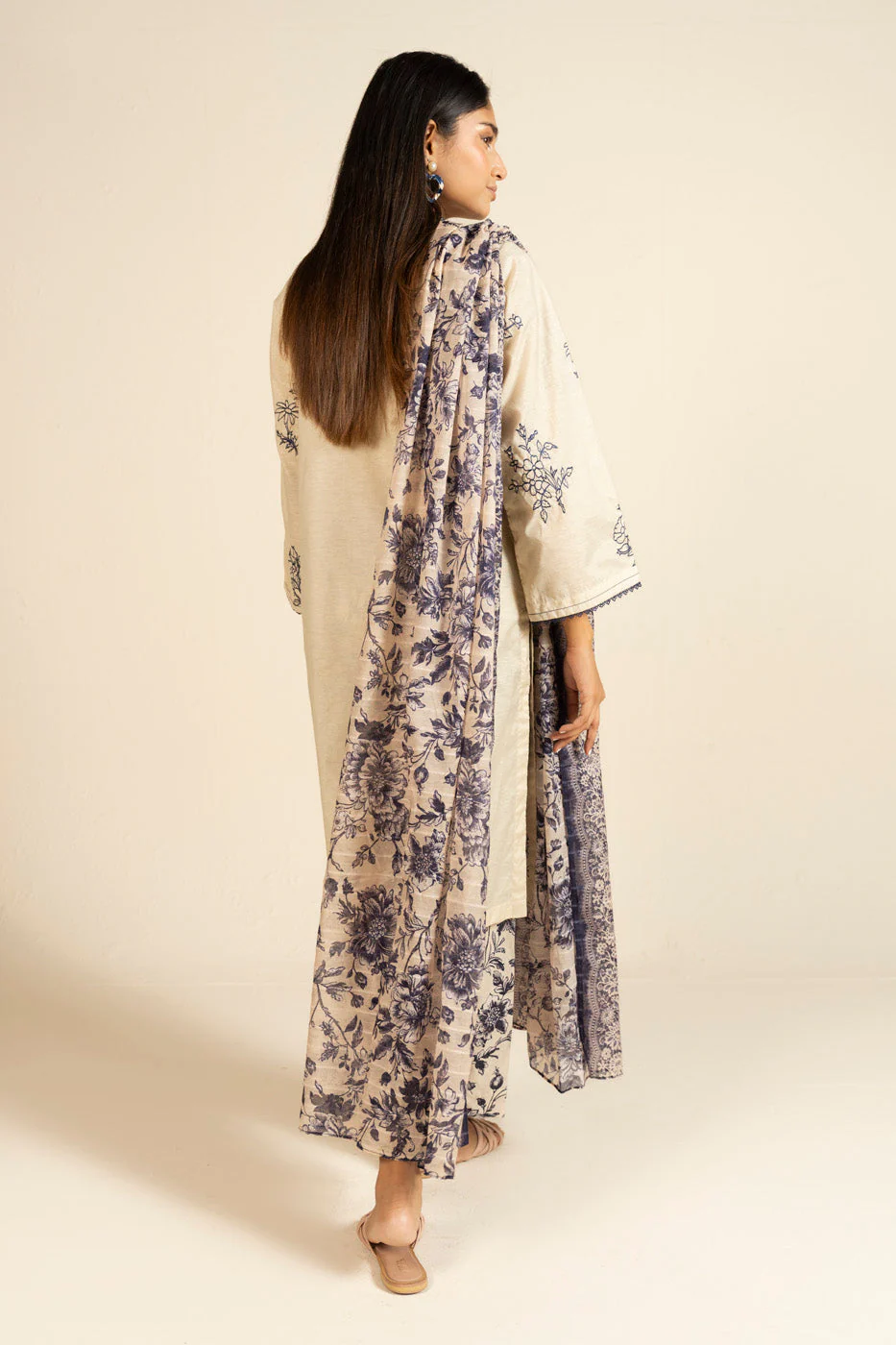 RTW | SHIRT, CULOTTE & DUPATTA - Image 5