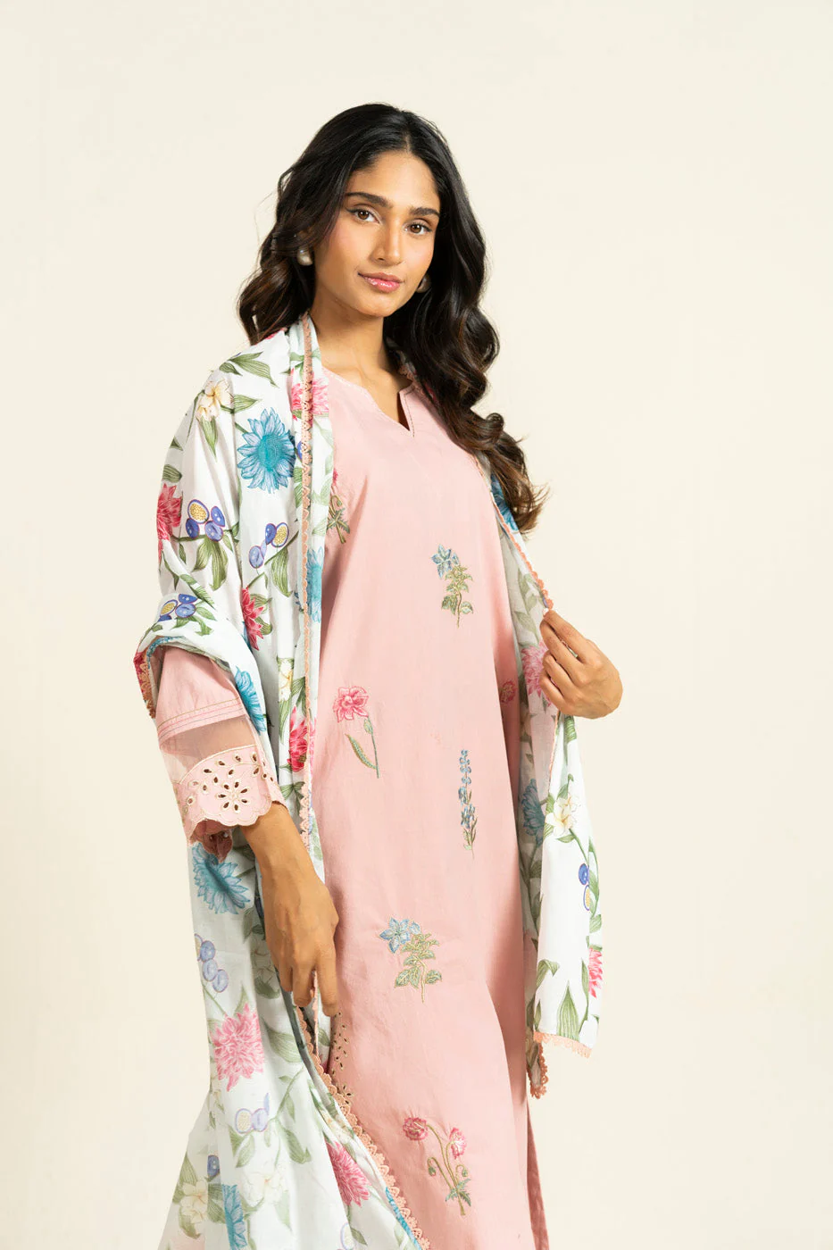 RTW | SHIRT, CULOTTE & DUPATTA - Image 2