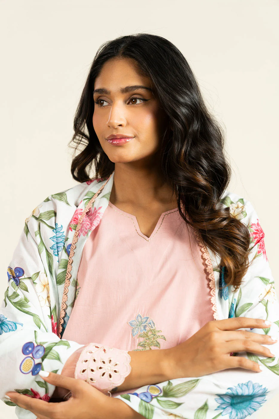 RTW | SHIRT, CULOTTE & DUPATTA - Image 3