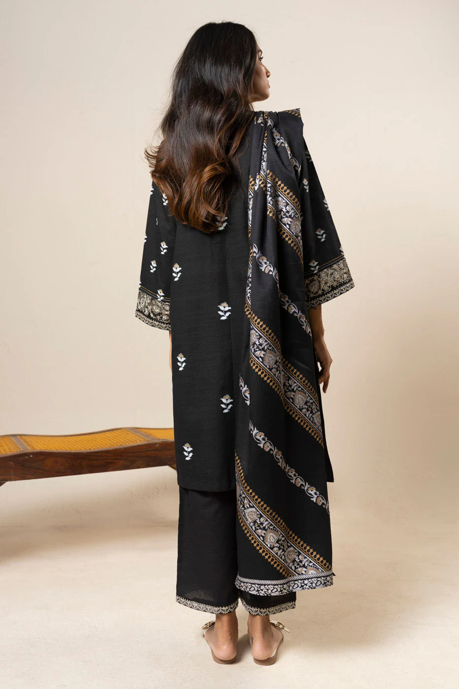 RTW | SHIRT, CULOTTE & DUPATTA - Image 5