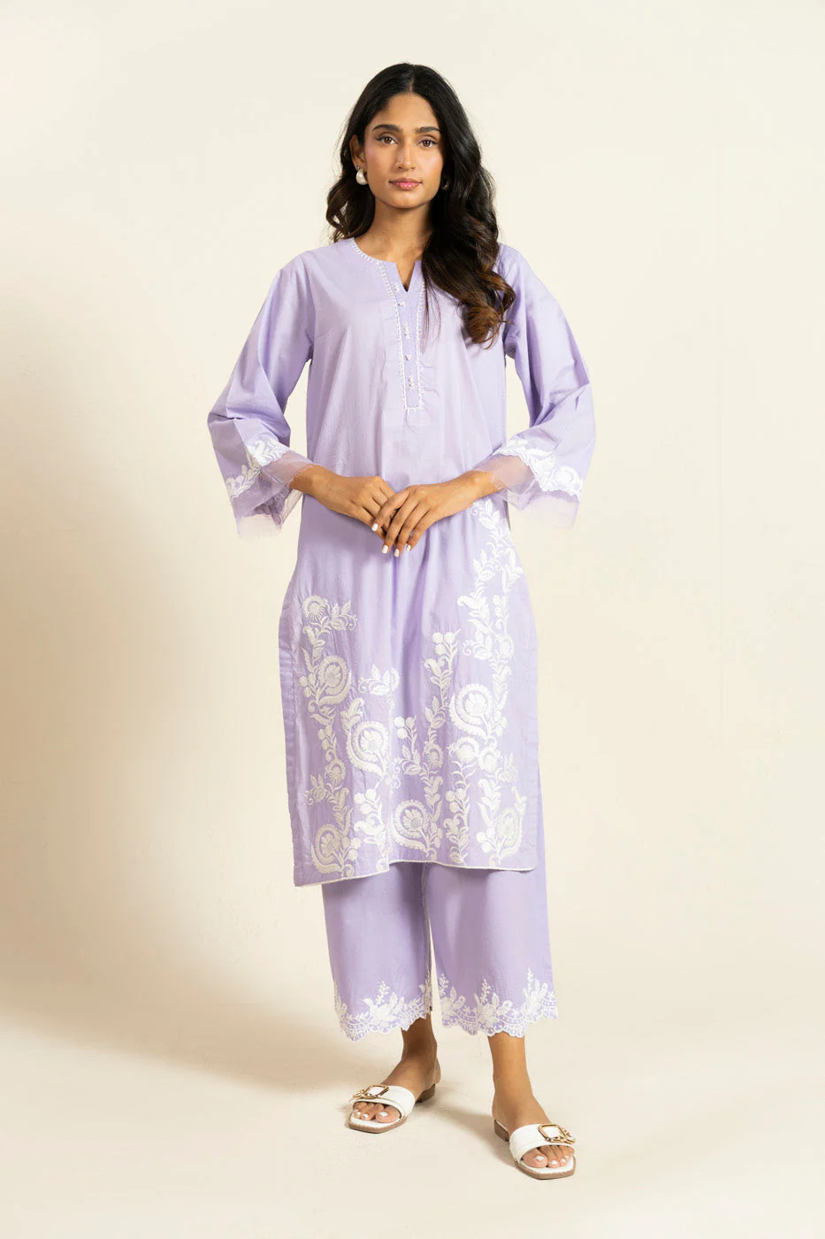 RTW | SHIRT, CULOTTE & DUPATTA - Image 4