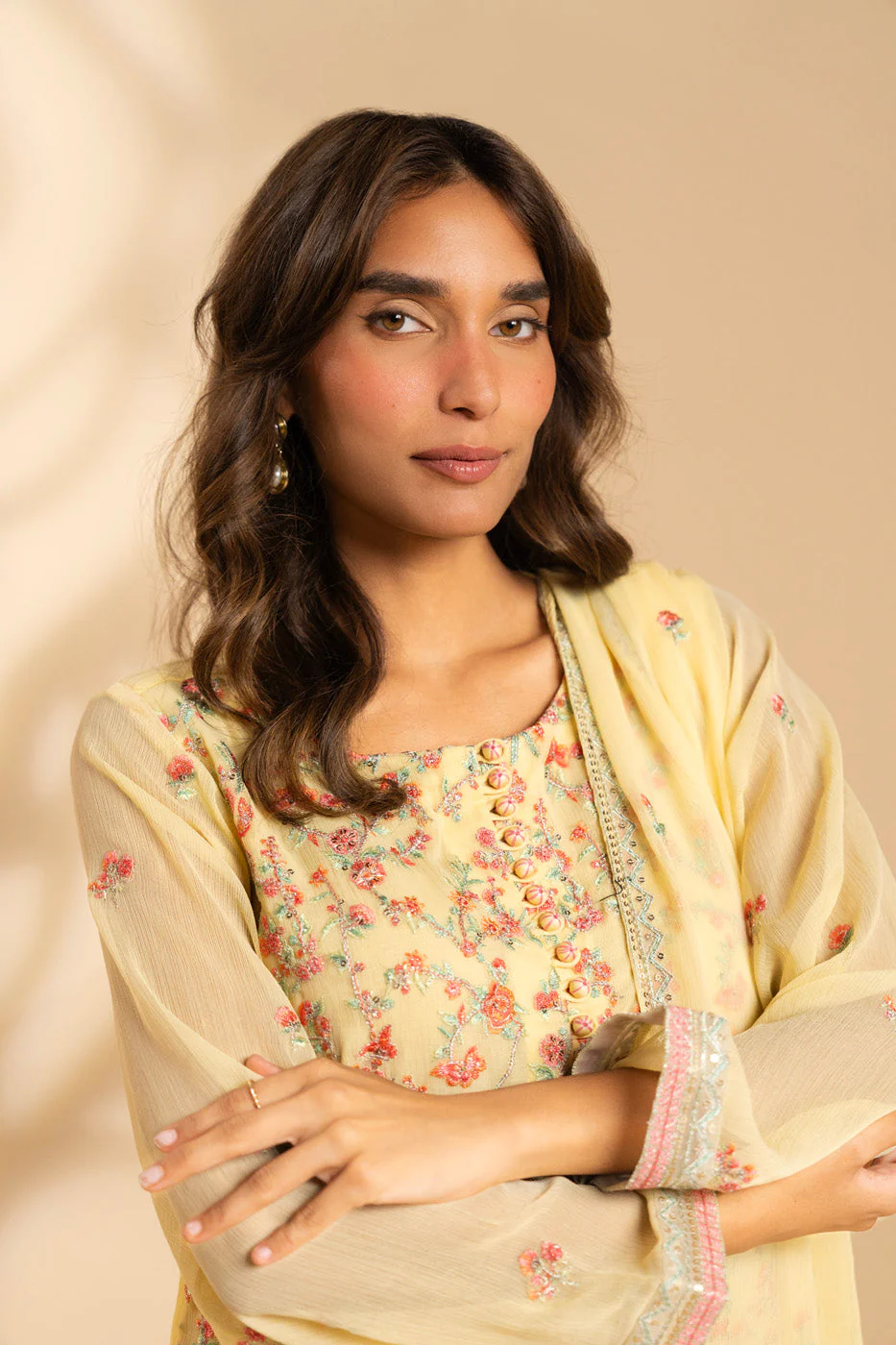 RTW | SHIRT, CULOTTE & DUPATTA - Image 3