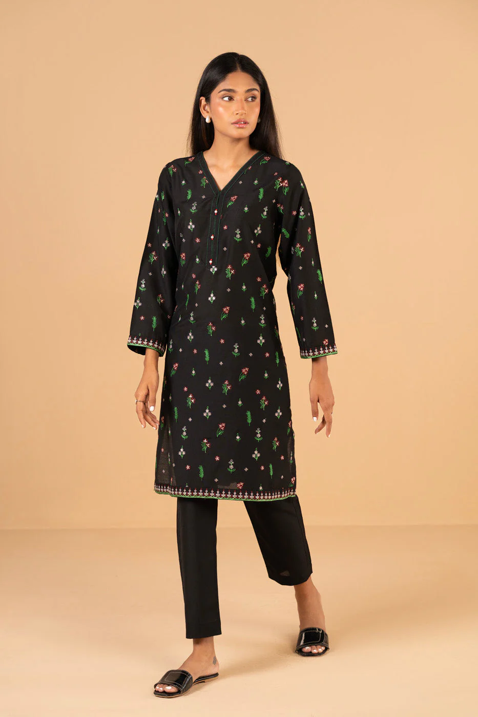 RTW | SHIRT, CULOTTE & DUPATTA - Image 4