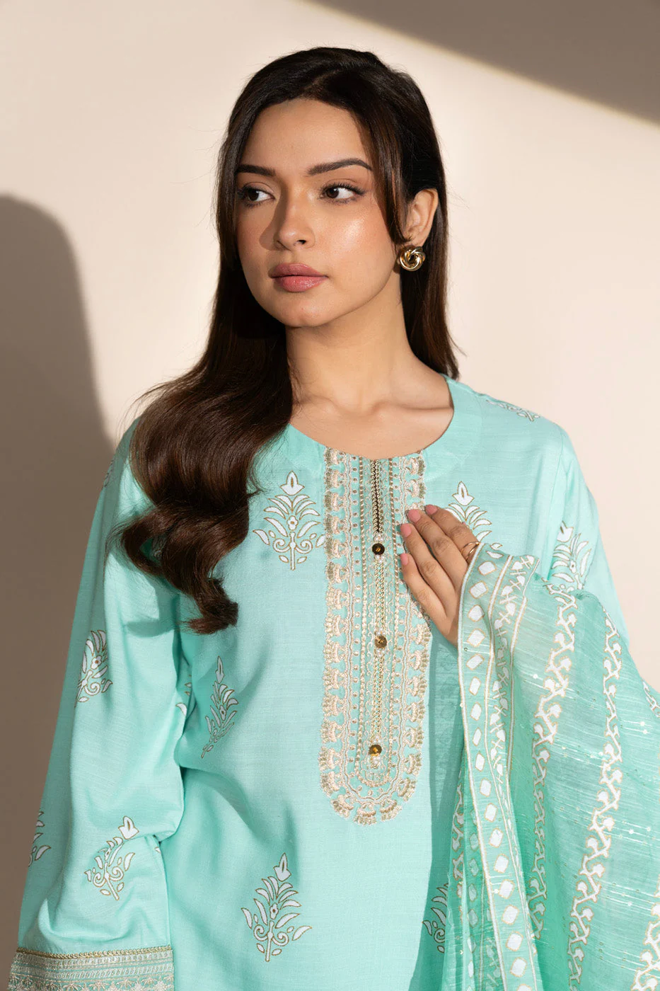 RTW  | SHIRT, CULOTTE & DUPATTA - Image 3