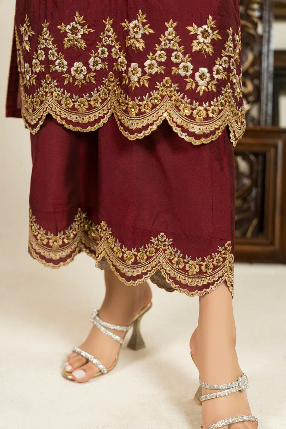 RTW | SHIRT, CULOTTE & DUPATTA - Image 5