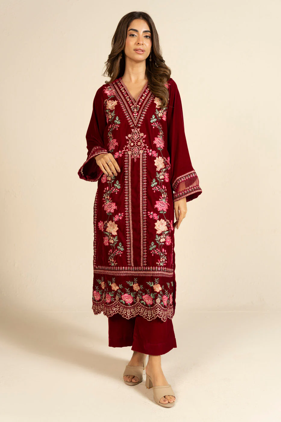 RTW | SHIRT, CULOTTE & DUPATTA - Image 4