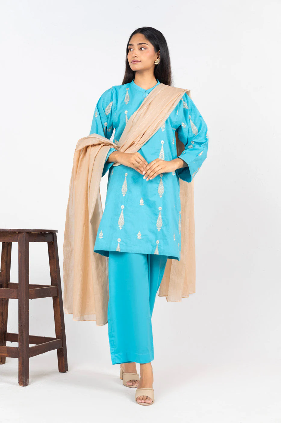 RTW | SHIRT, CULOTTE & DUPATTA