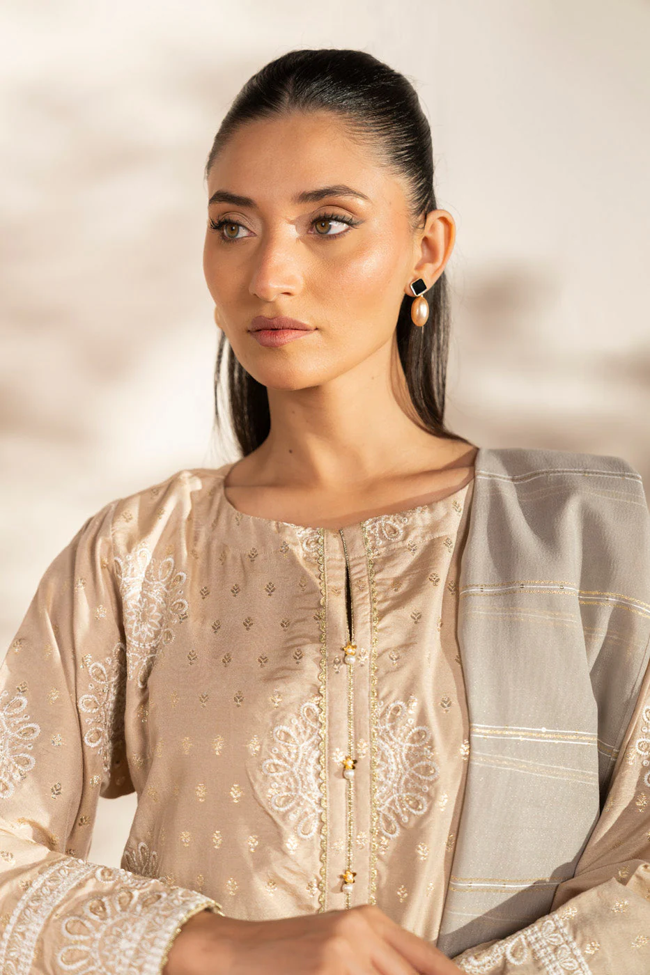 RTW | SHIRT & DUPATTA - Image 3