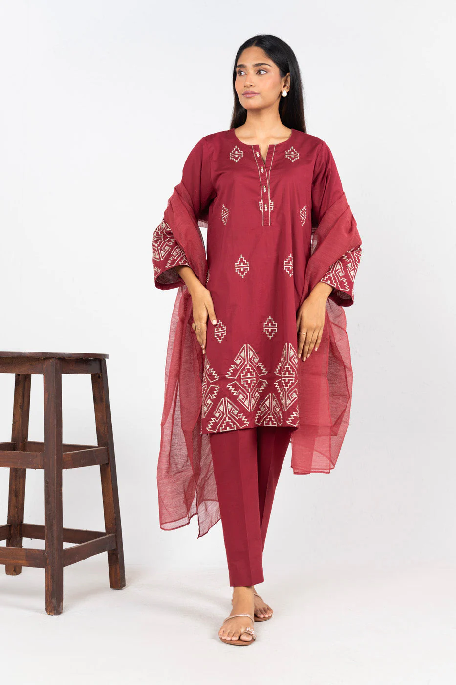 RTW | SHIRT & DUPATTA