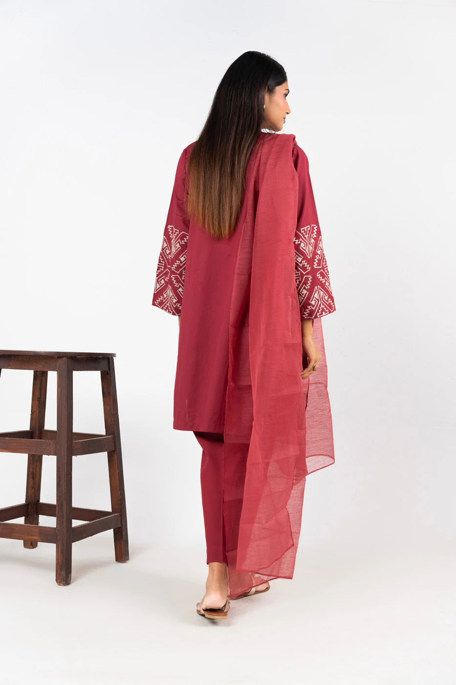 RTW | SHIRT & DUPATTA - Image 5