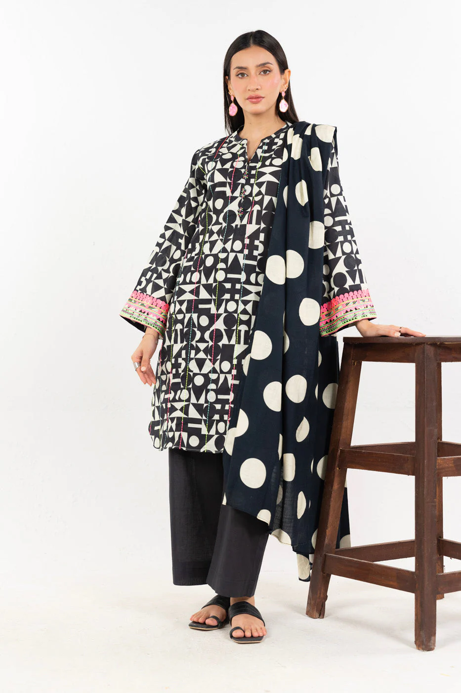 RTW | SHIRT, TROUSER & DUPATTA