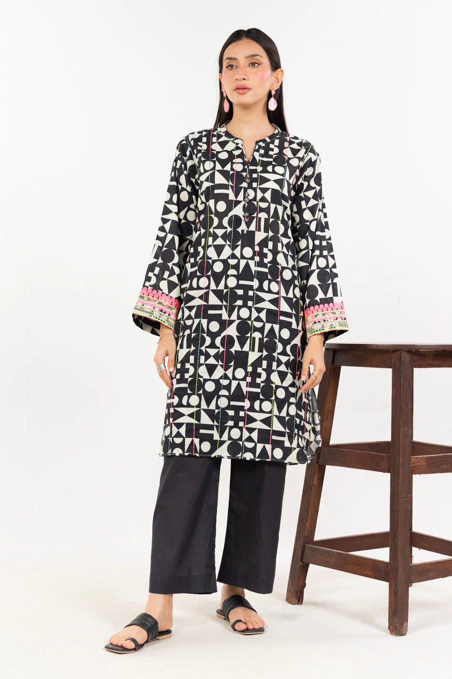 RTW | SHIRT, TROUSER & DUPATTA - Image 4