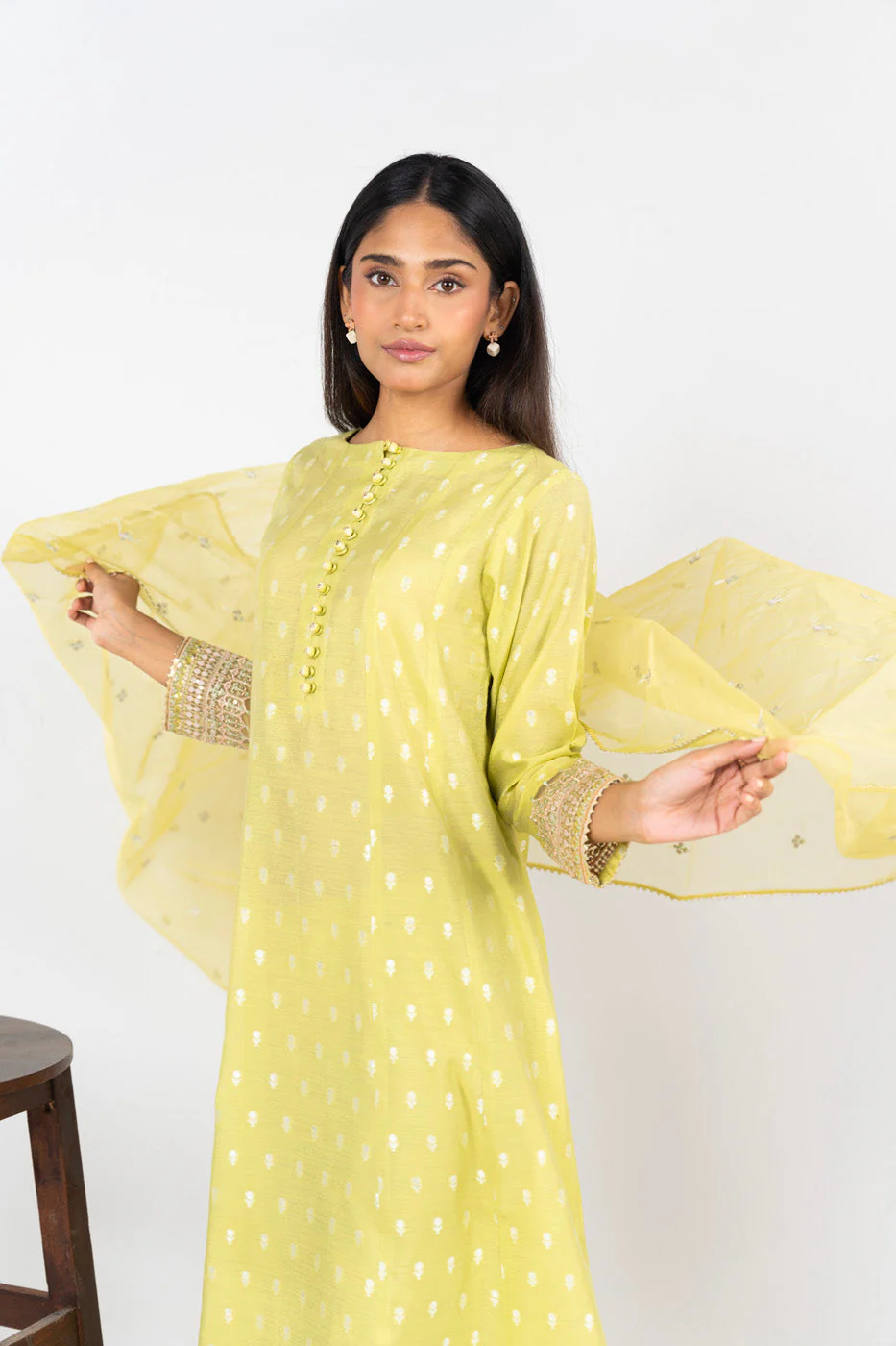 RTW | SHIRT, TROUSER & DUPATTA - Image 2