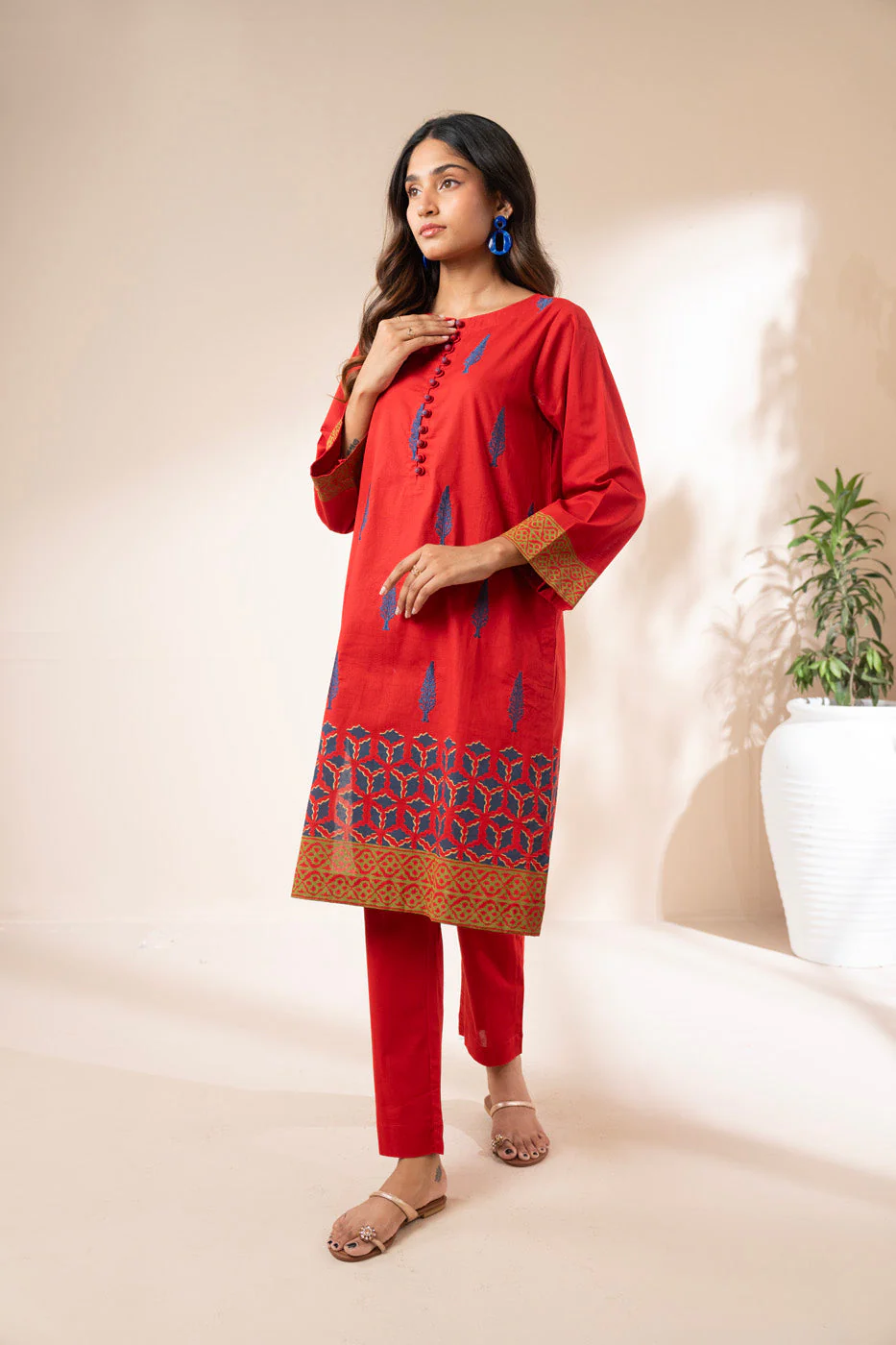 RTW  | SHIRT, TROUSER & DUPATTA - Image 4