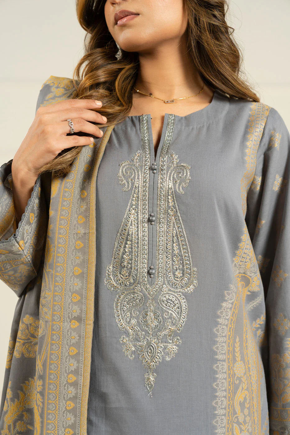 RTW | SHIRT, TROUSER & DUPATTA - Image 2