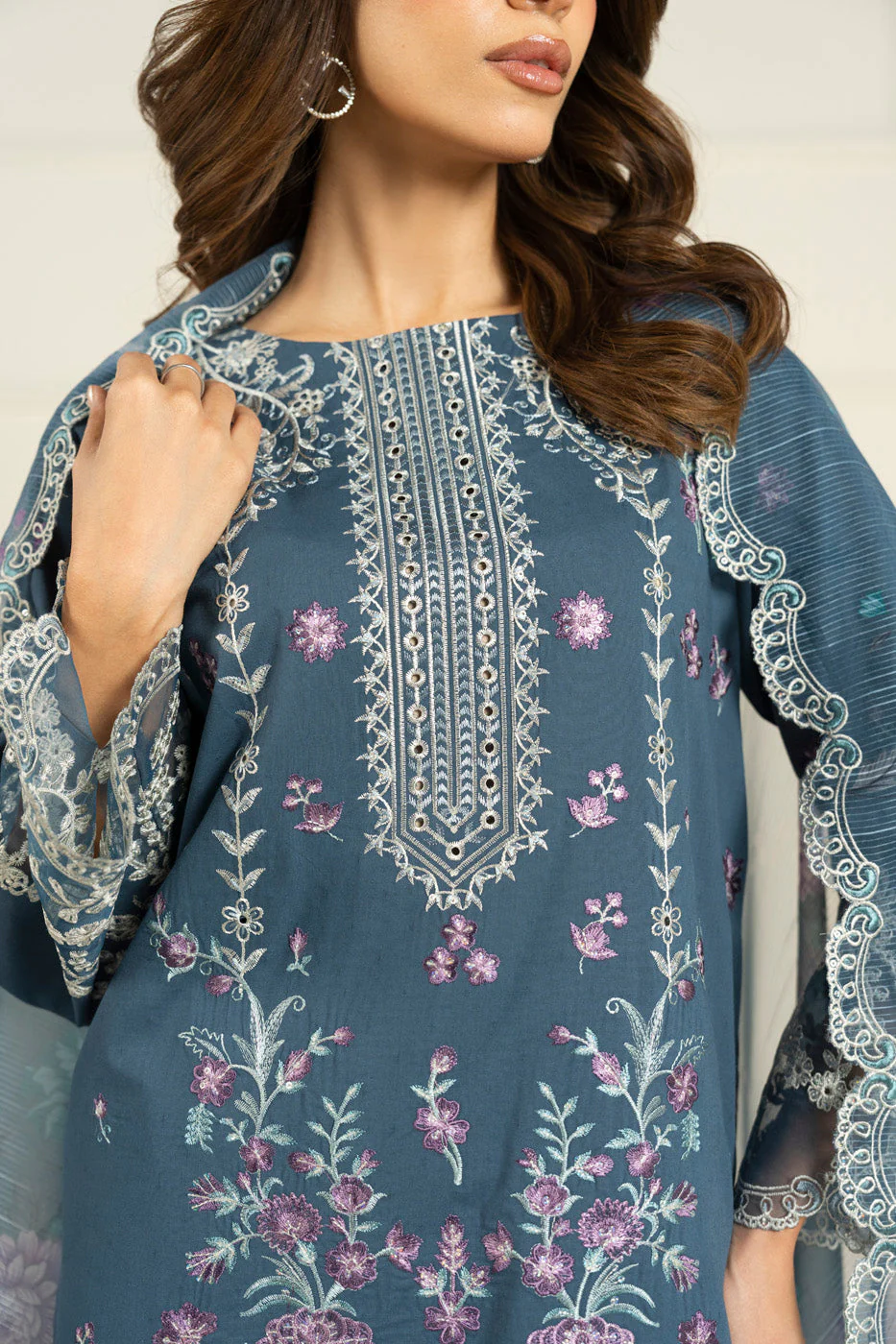 RTW | SHIRT, TROUSER & DUPATTA - Image 3