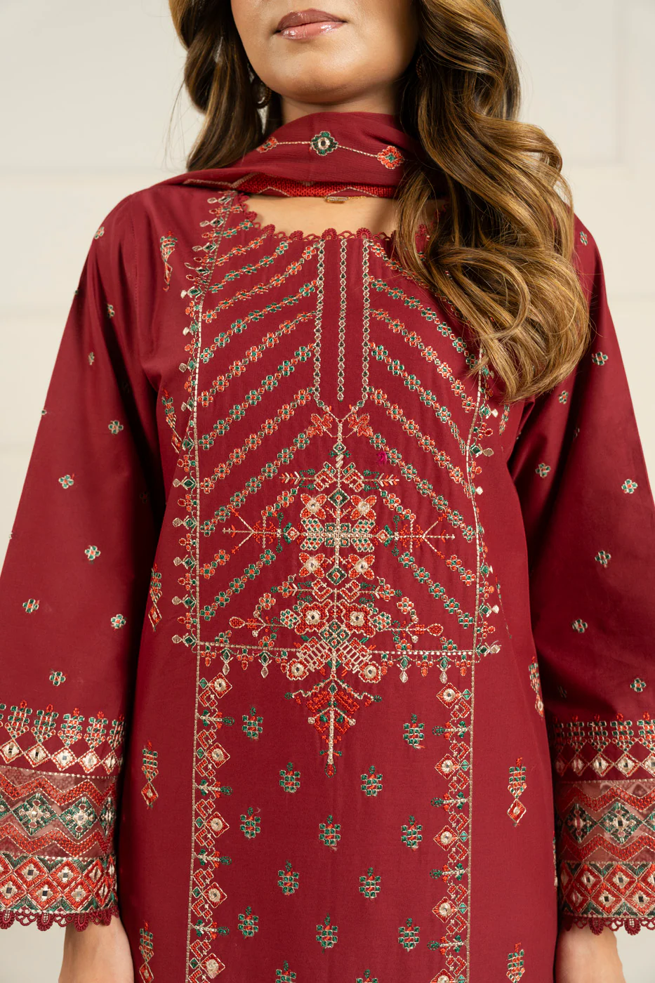 RTW | SHIRT, TROUSER & DUPATTA - Image 3