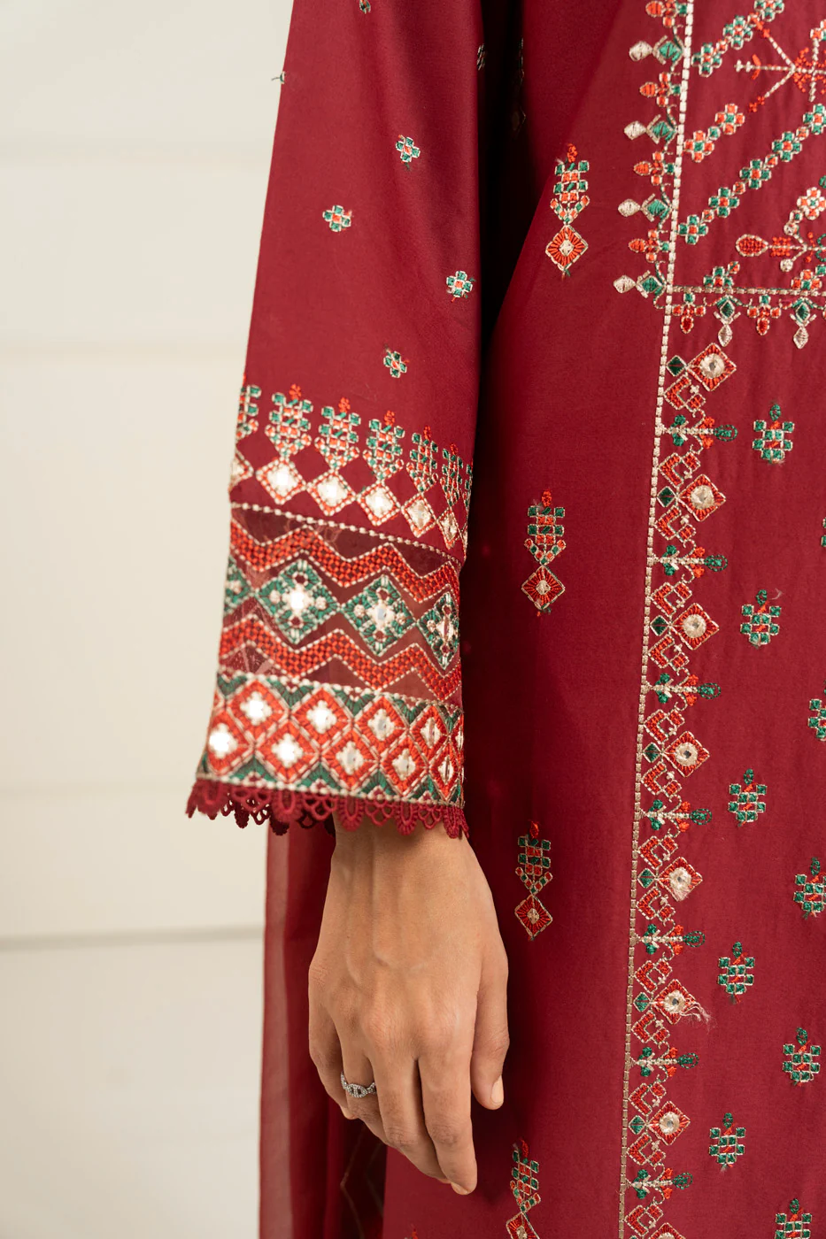 RTW | SHIRT, TROUSER & DUPATTA - Image 4