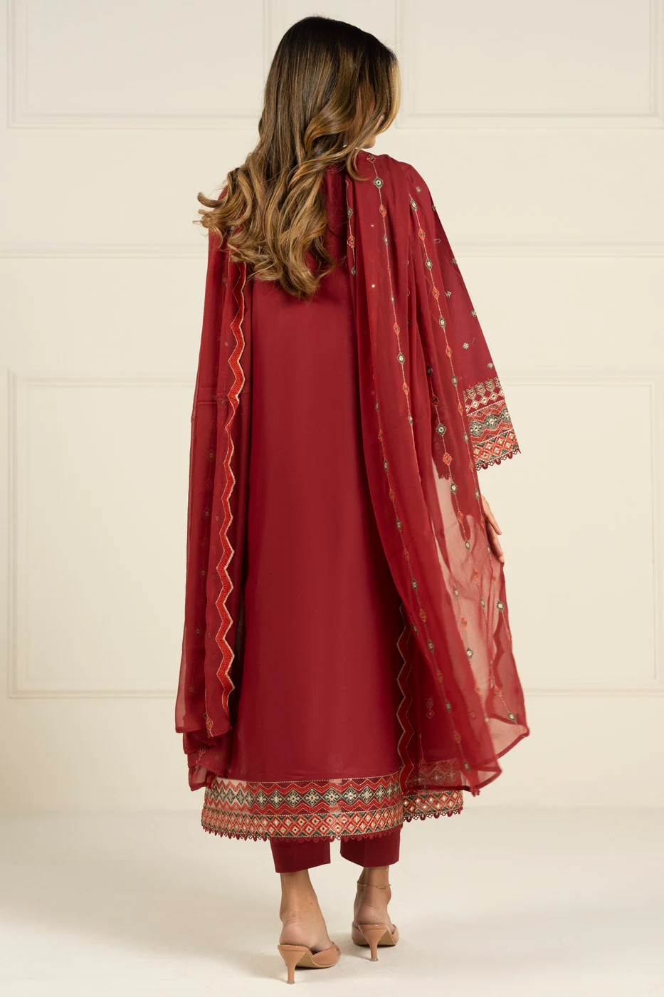 RTW | SHIRT, TROUSER & DUPATTA - Image 5