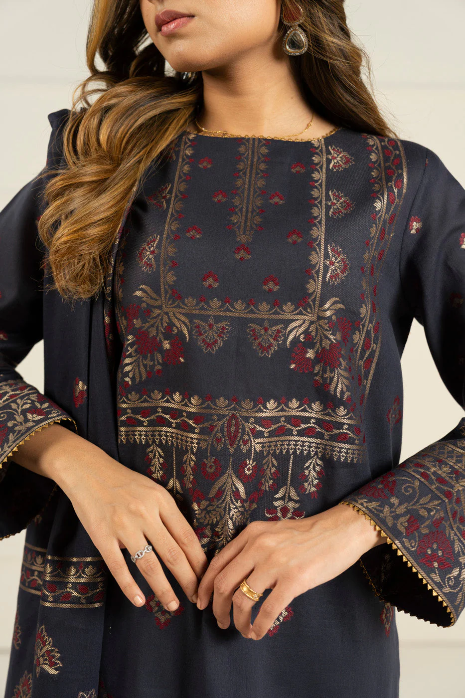 RTW | SHIRT, TROUSER & DUPATTA - Image 3