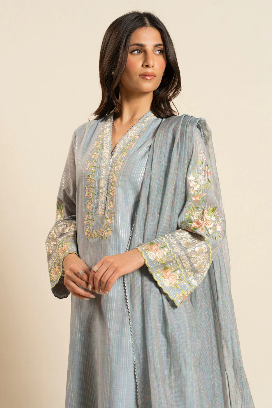 RTW | SHIRT, TROUSER & DUPATTA - Image 2