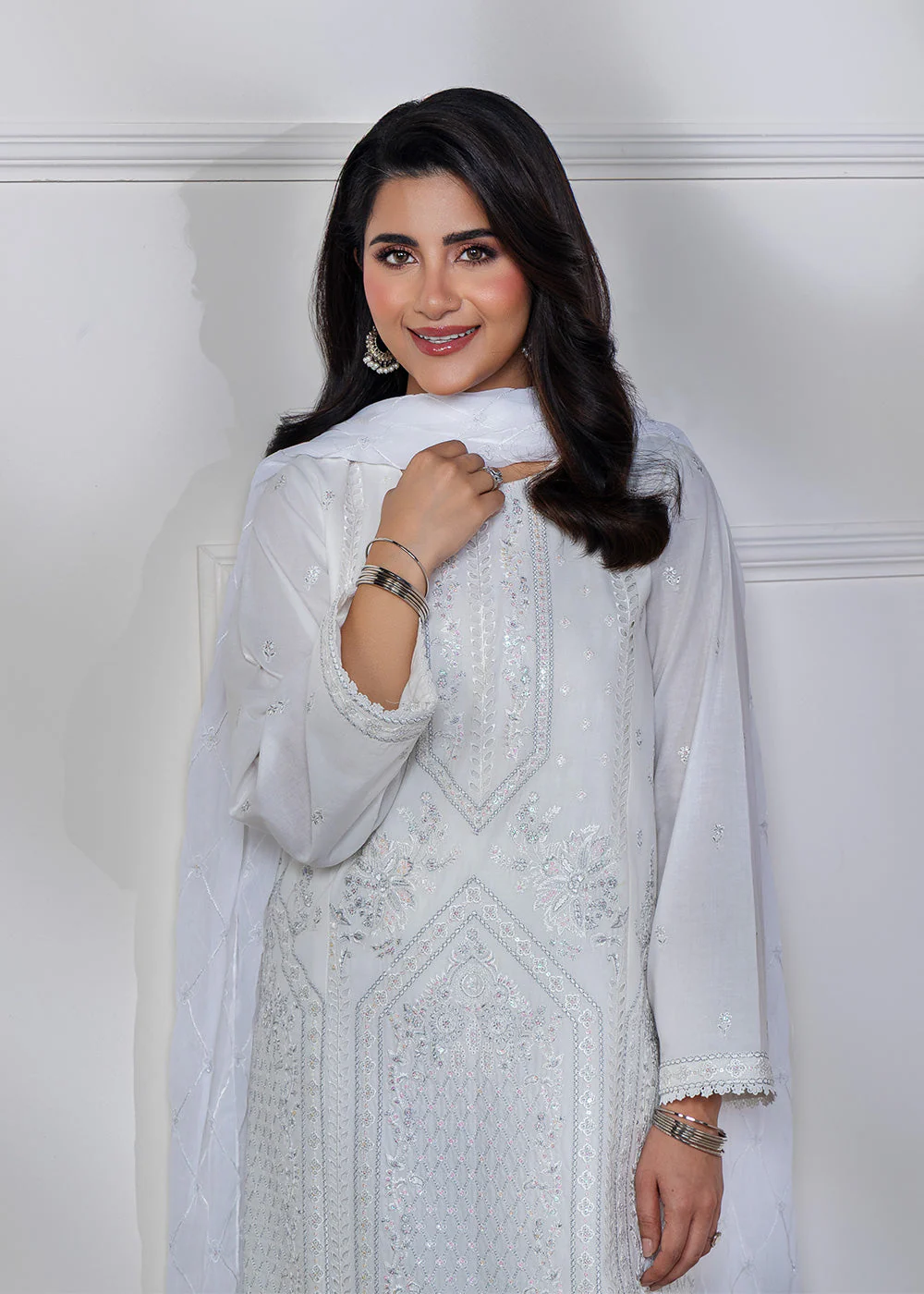 RTW | SHIRT, TROUSER & DUPATTA - Image 4