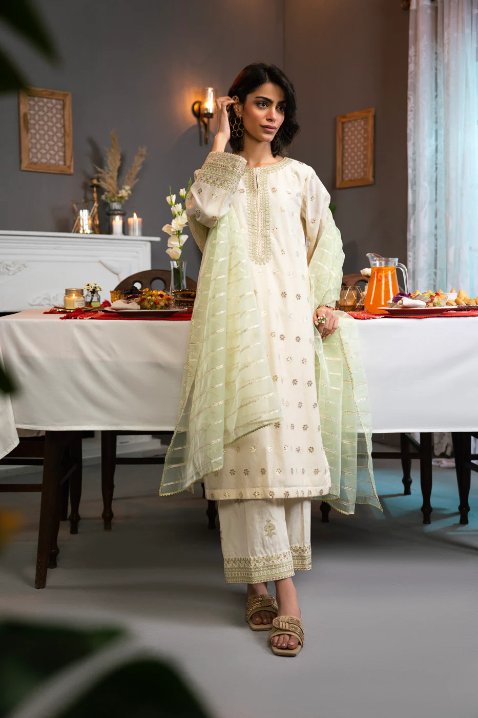 RTW | SHIRT & DUPATTA