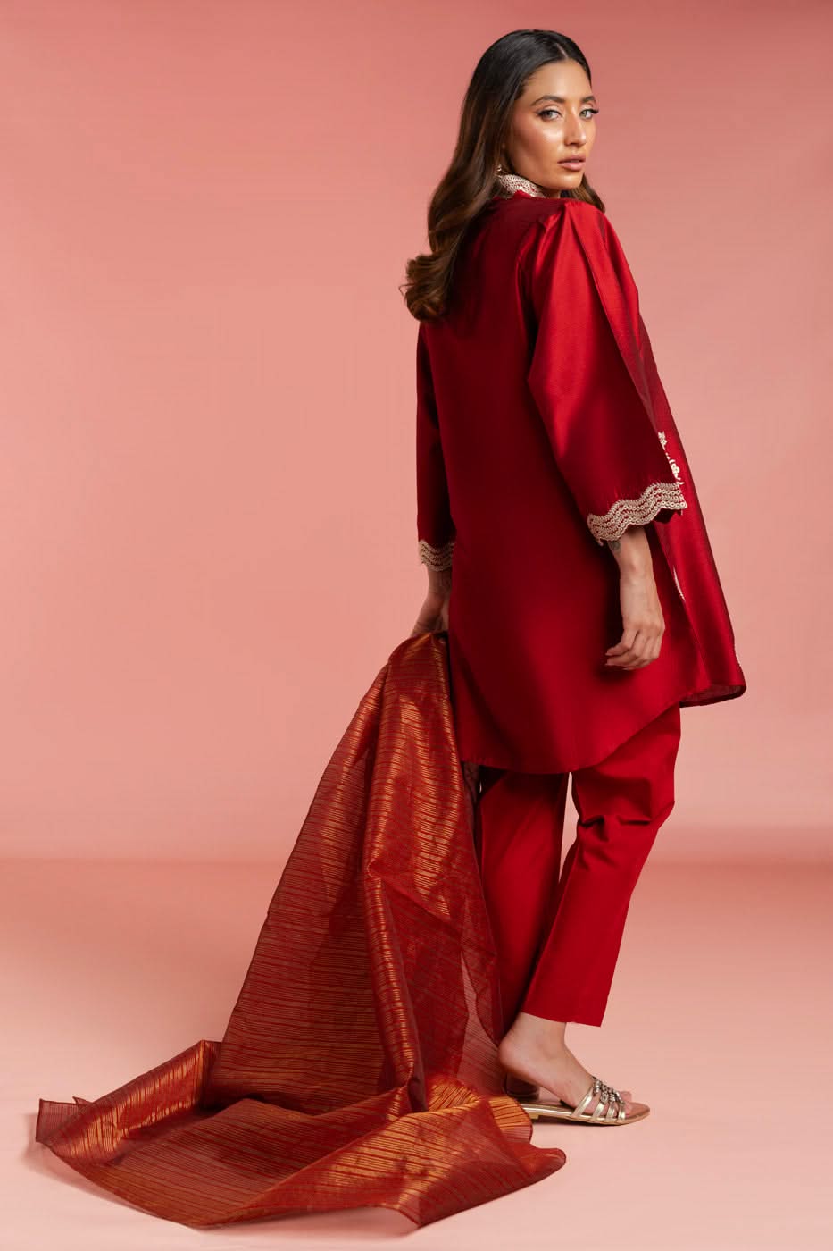 RTW | SHIRT & DUPATTA - Image 5