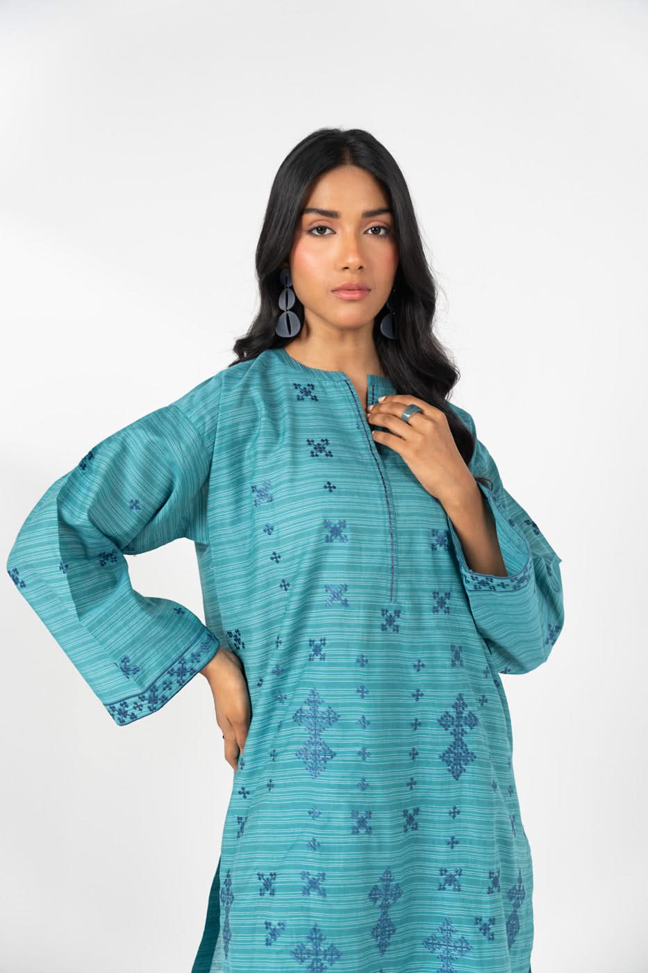 RTW | SHIRT & DUPATTA - Image 3
