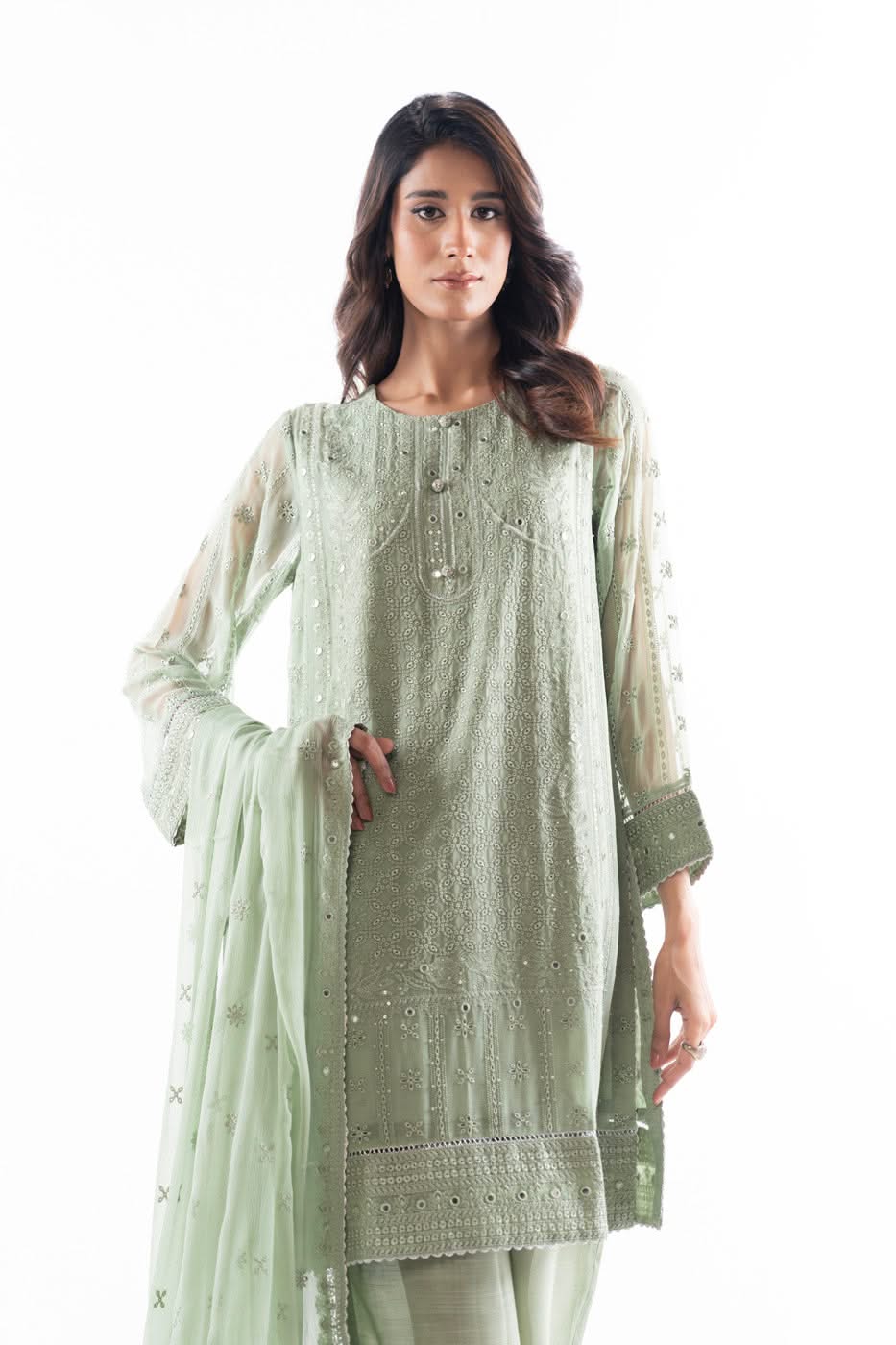 RTW | SHIRT, TROUSER & DUPATTA - Image 2