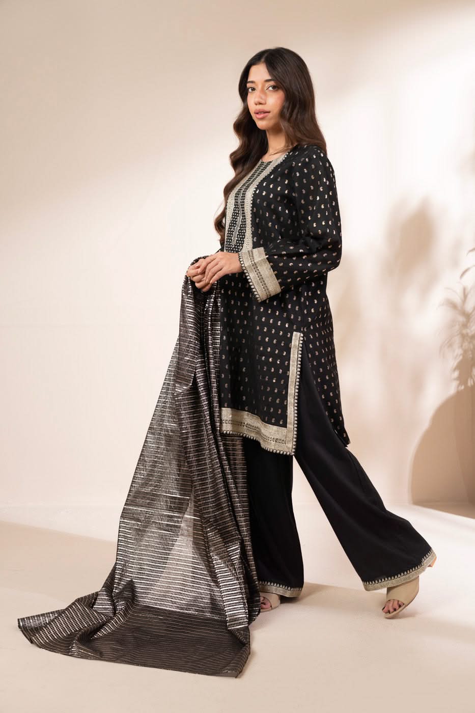 RTW | SHIRT, TROUSER & DUPATTA - Image 3