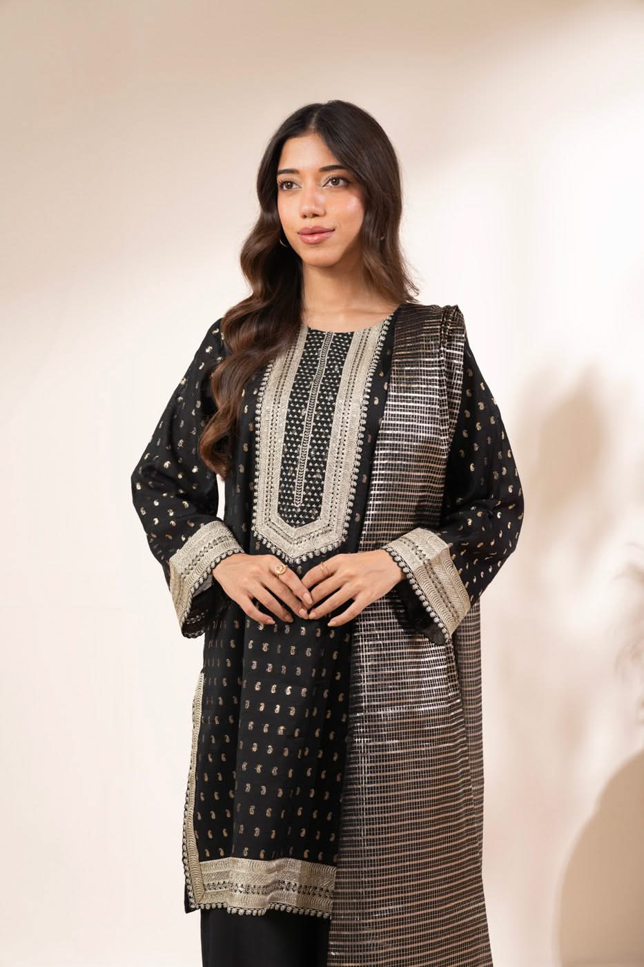 RTW | SHIRT, TROUSER & DUPATTA - Image 4